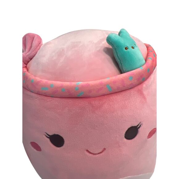 Squishmallows Barbara the Easter Peeps Drink 11” NWT - Picture 2 of 8